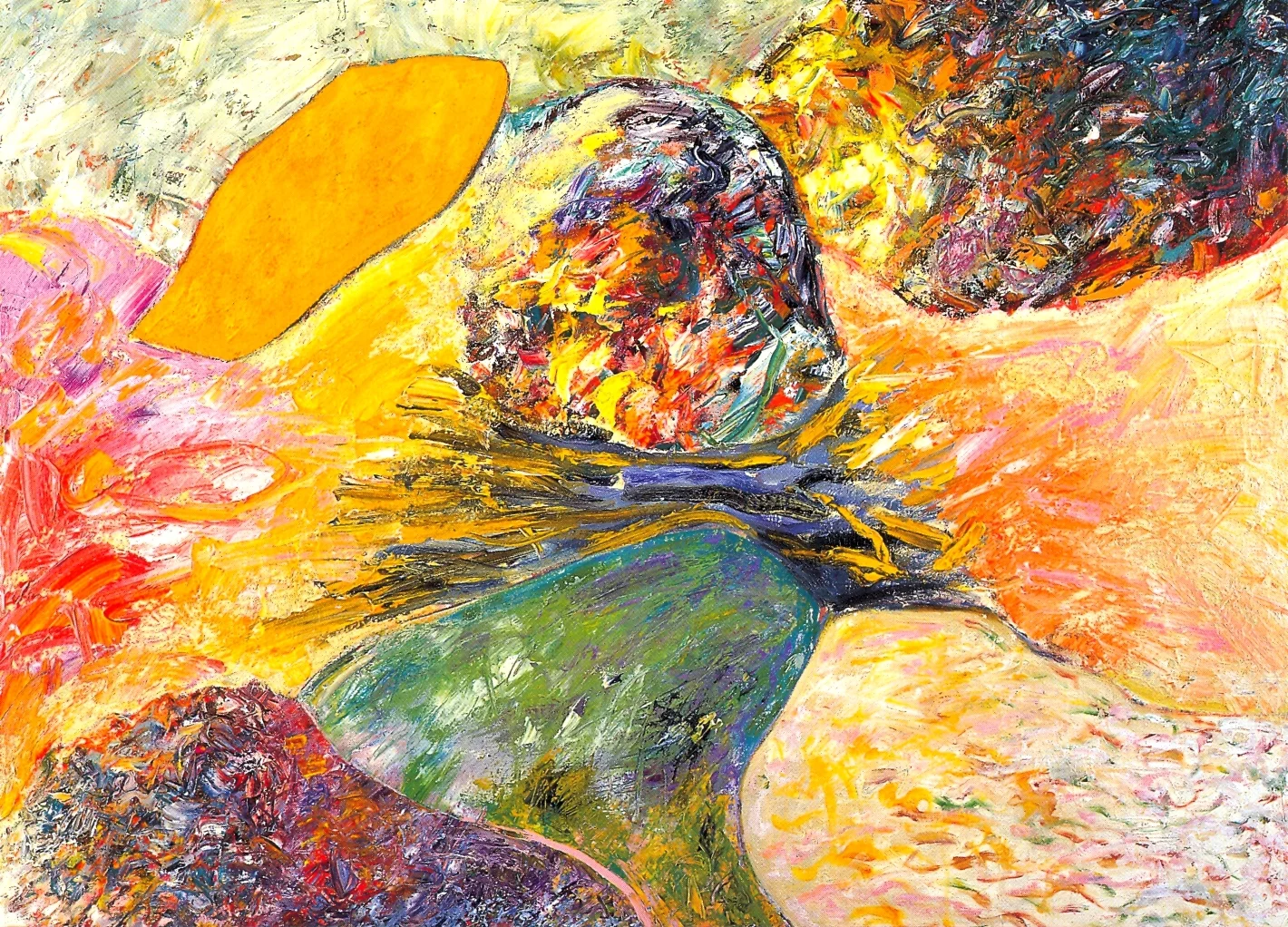 Don Lewallen, View of Balbec, 2002, Oil on Canvas, 32" x 44"