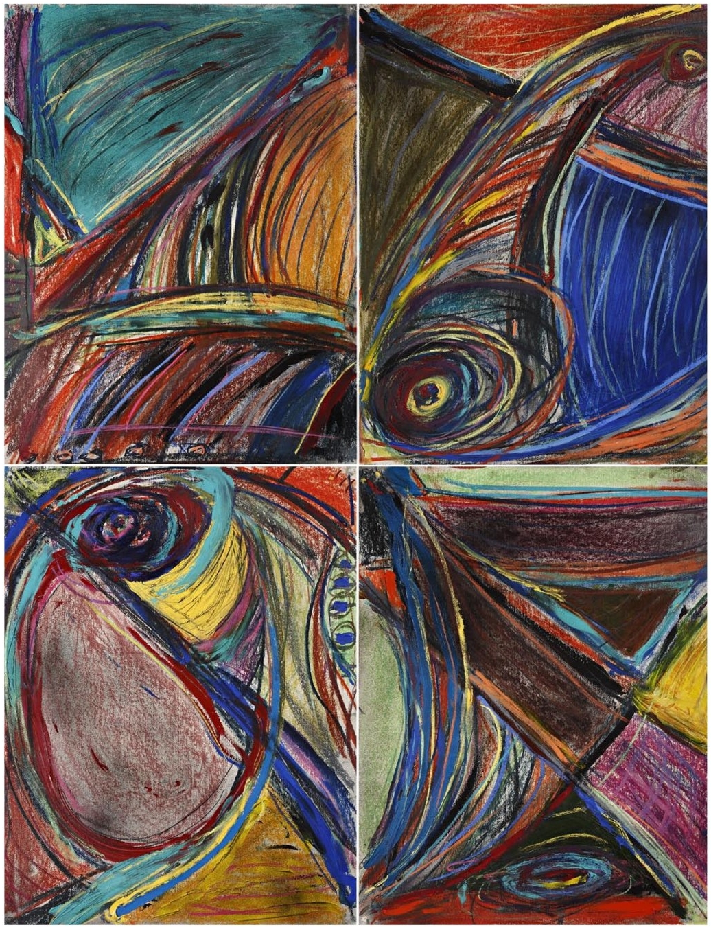 James Jenkins Landscape (190), mixed media on paper 5’ x 7’, 2008