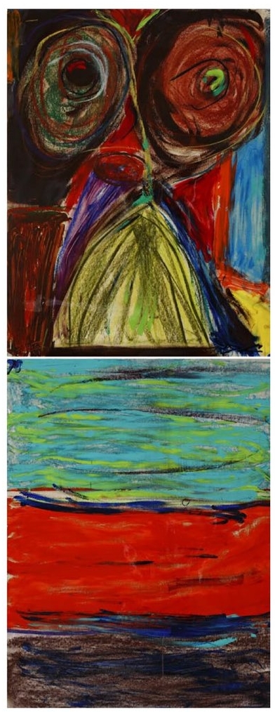 James Jenkins Stories I tell, oil, acrylic and pastel, 22” x 55”, 2008