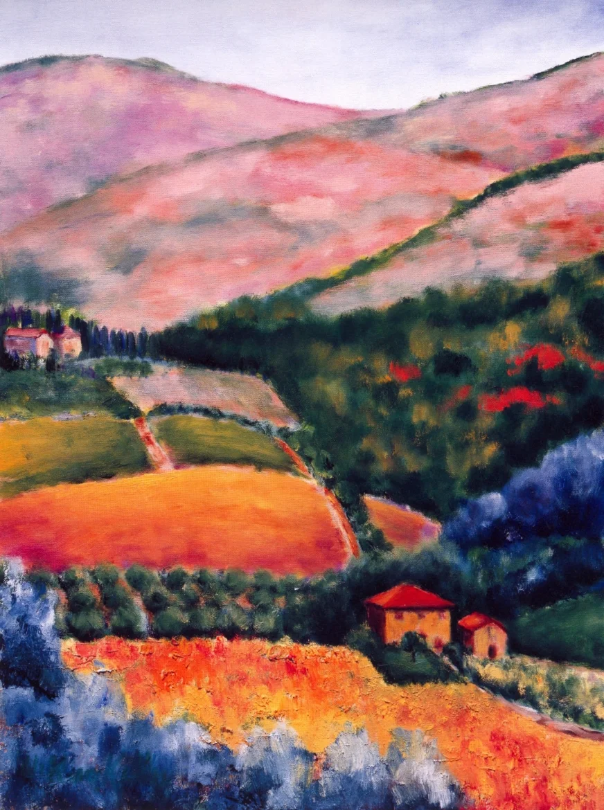 Villa Vignamaggio Chianti Oil on canvas, 28’’ x 36’’, 2004