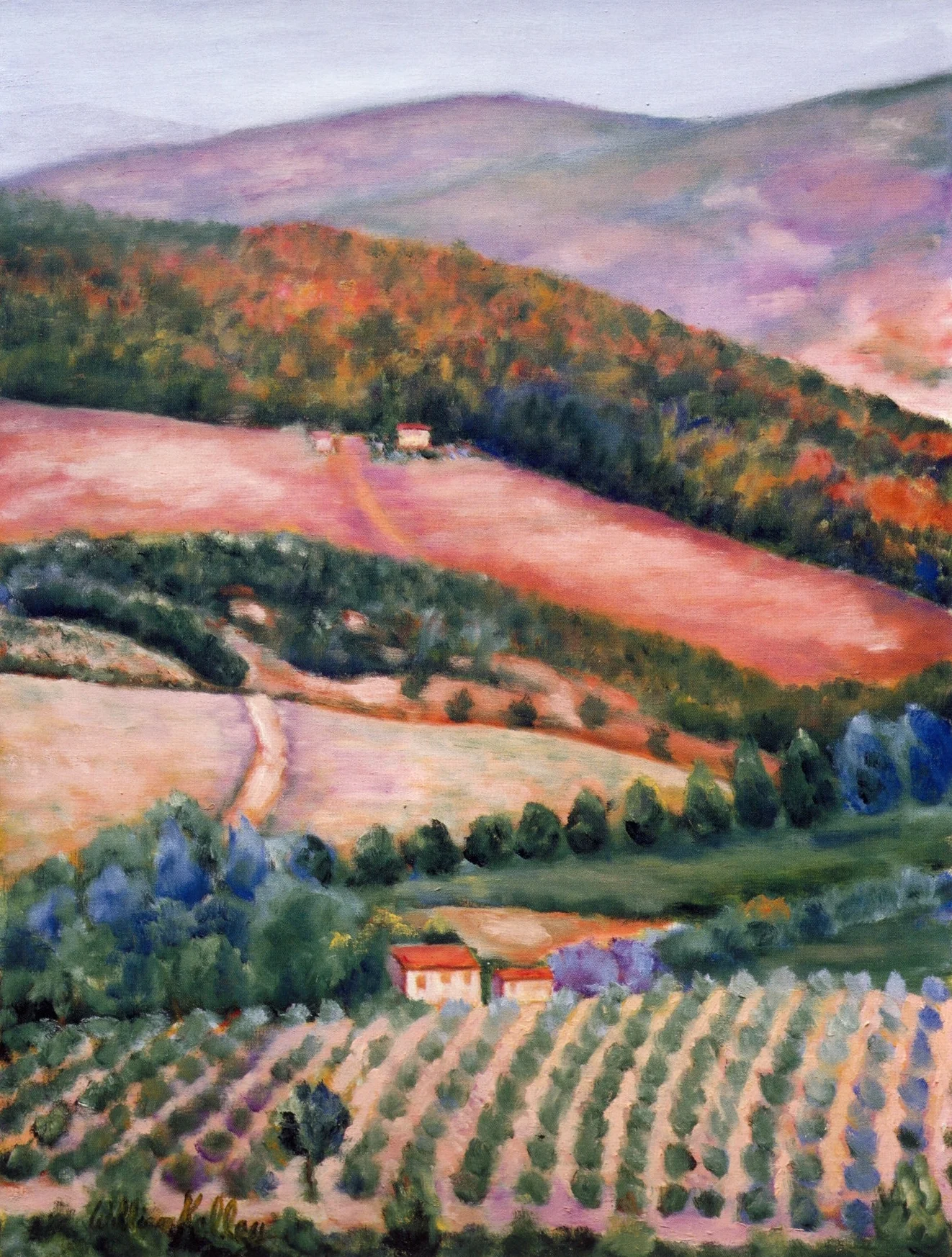 La Bella Vista, Chianti Oil on canvas, 36’’ x 48’’, 2004