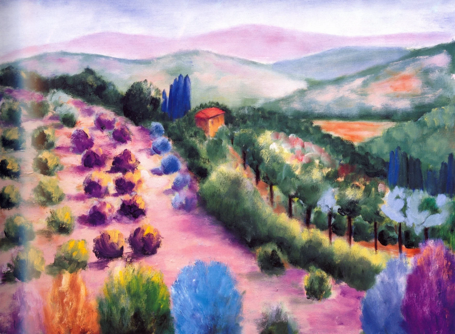 La Casa, Radda In Chianti Oil on canvas, 24’’ x 32’’, 2004