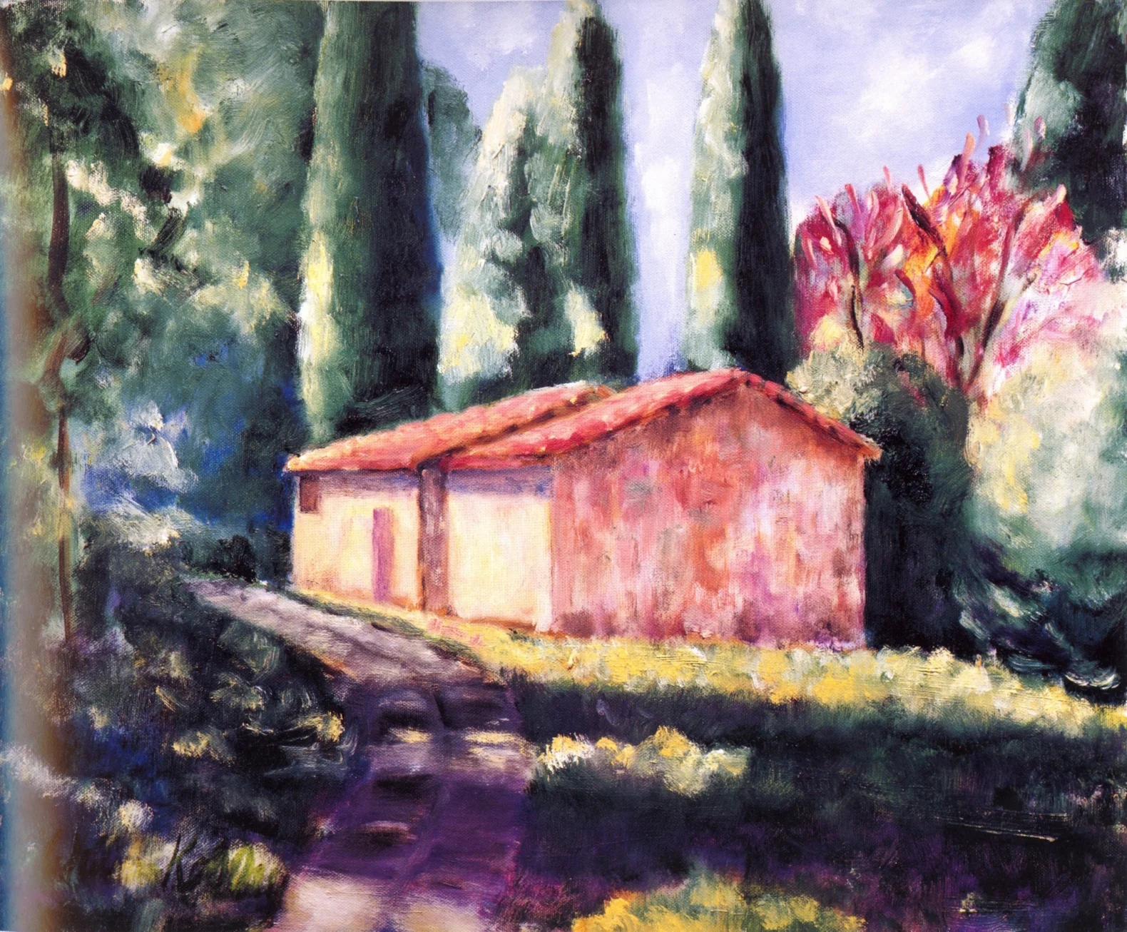 La Casa Piccolo, Giaole In Chianti Oil on canvas, 20’’ x 24’’, 2004