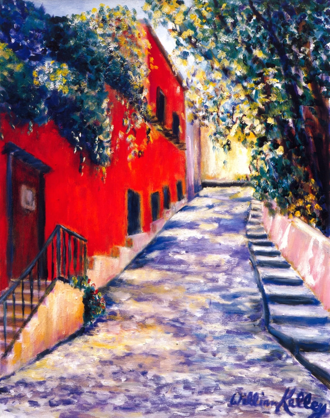 Casa Liza San Miguel d’Allende Oil on canvas, 20’’ x 24’’, 2003