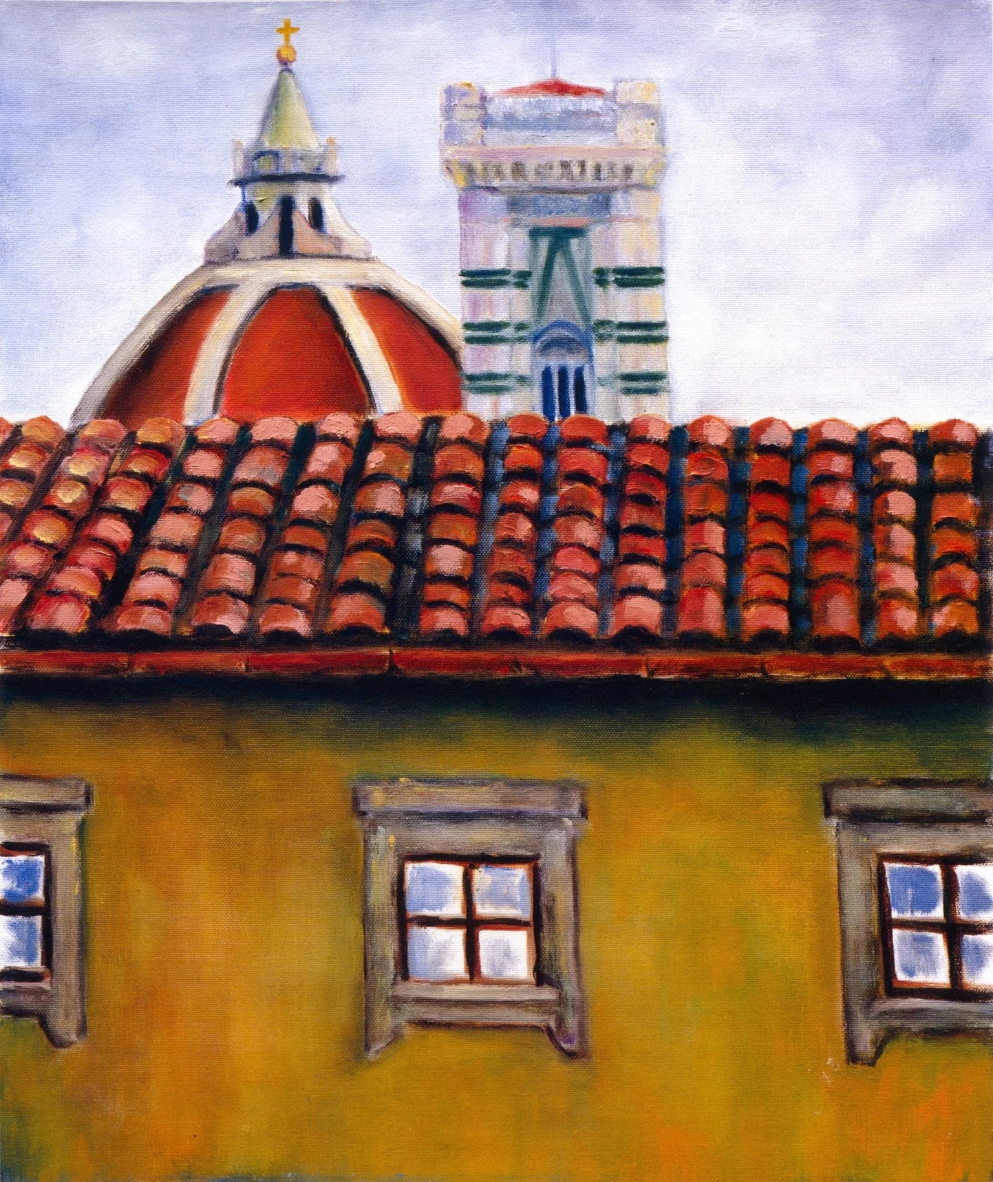 Vista de Studio Mio Firenze Oil on canvas, 20’’ x 24’’, 2004