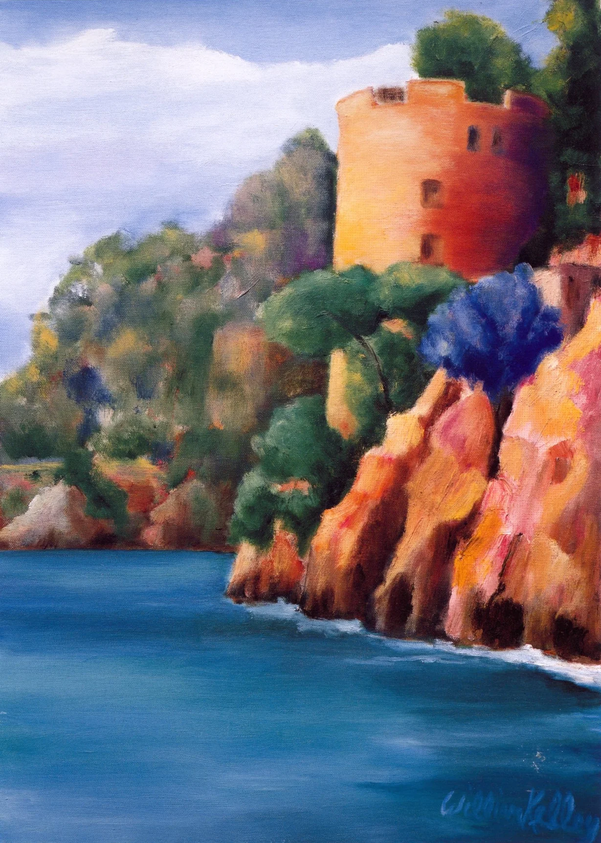 Il Castello, Positano Oil on canvas, 24’’ x 32’’, 2004