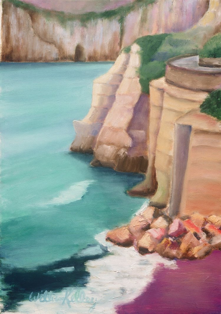 San Angela, Ischia 20” x 28”, Oil on Canvas, 2004