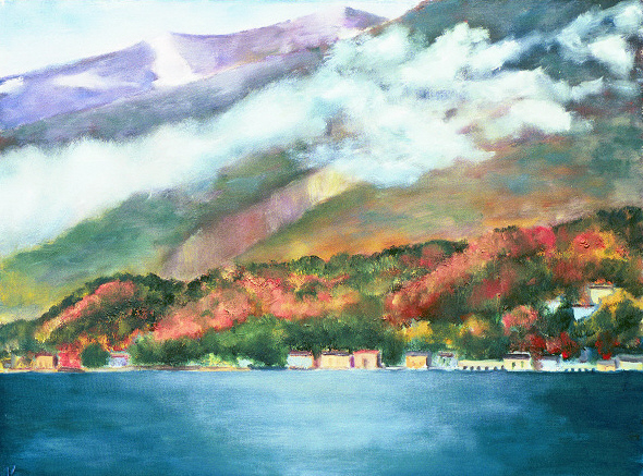 La Bella Vista #1, Bellagio 28” x 36”, Oil on Canvas, 2004