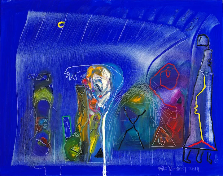 Dream Ash , 2010, Oil on Canvas, 43” x 55”