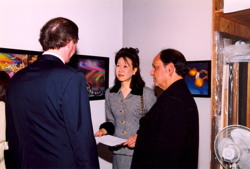May Chao, Cheech Marin, Walter Wickiser.