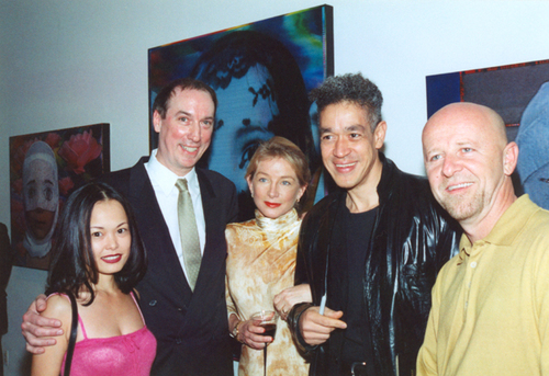Middle: Walter Wickiser, Patti Heid, Andre Serrano.