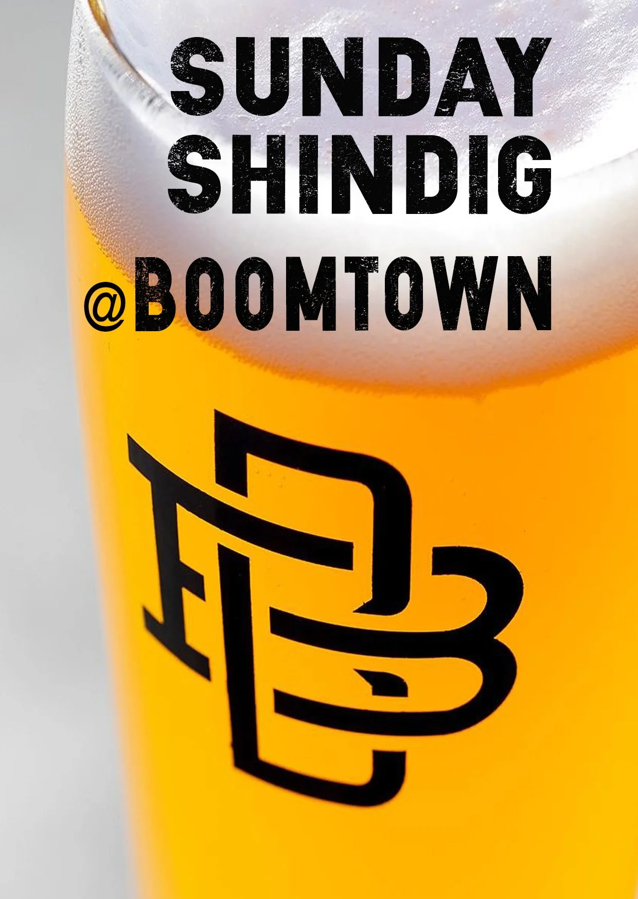 SUNDAY SHINDIG  @  BOOMTOWN