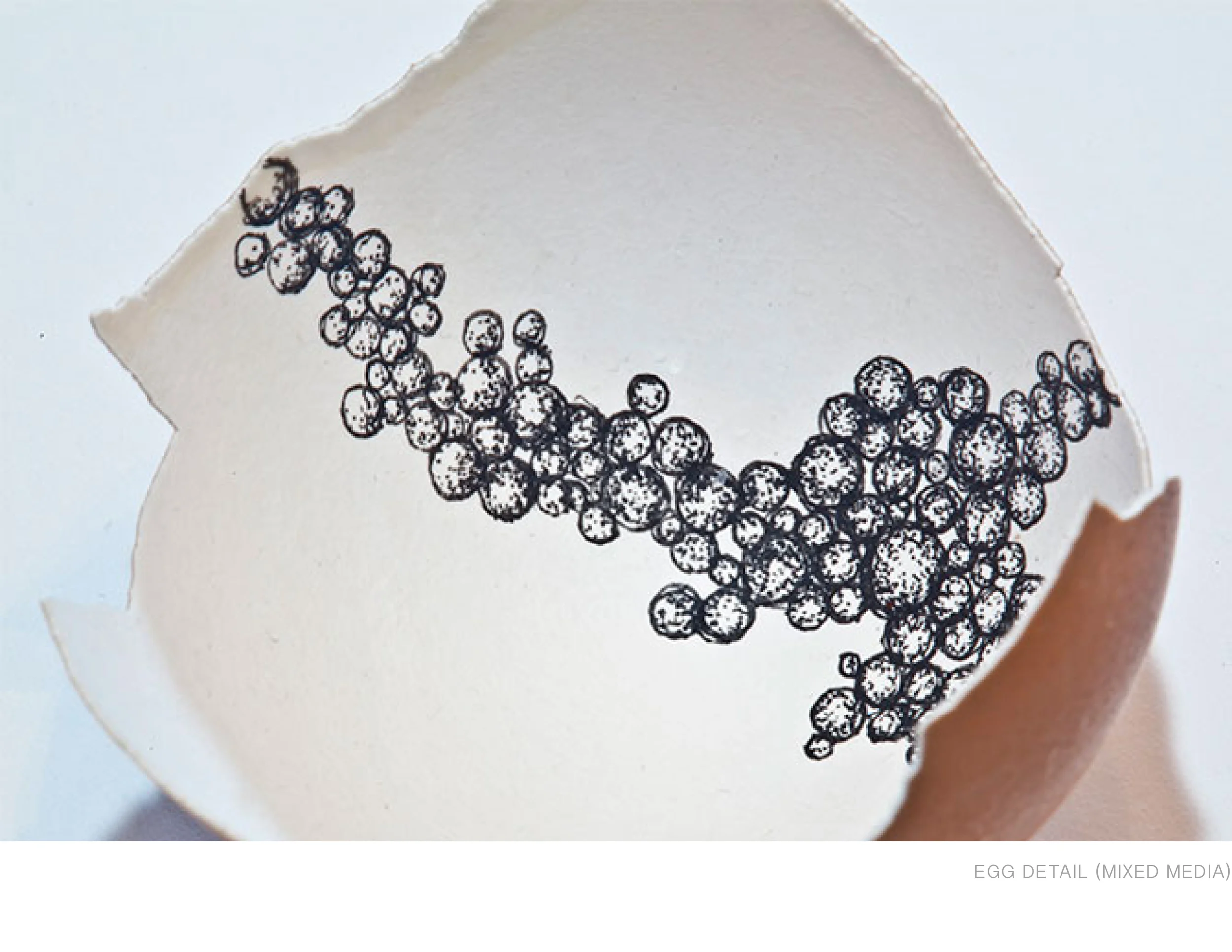 Egg detail (mixed media)