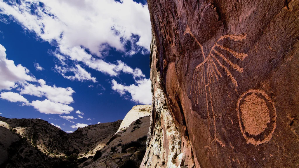 Petroglyph graces the Comb Ridge. Photographer: Josh Ewing