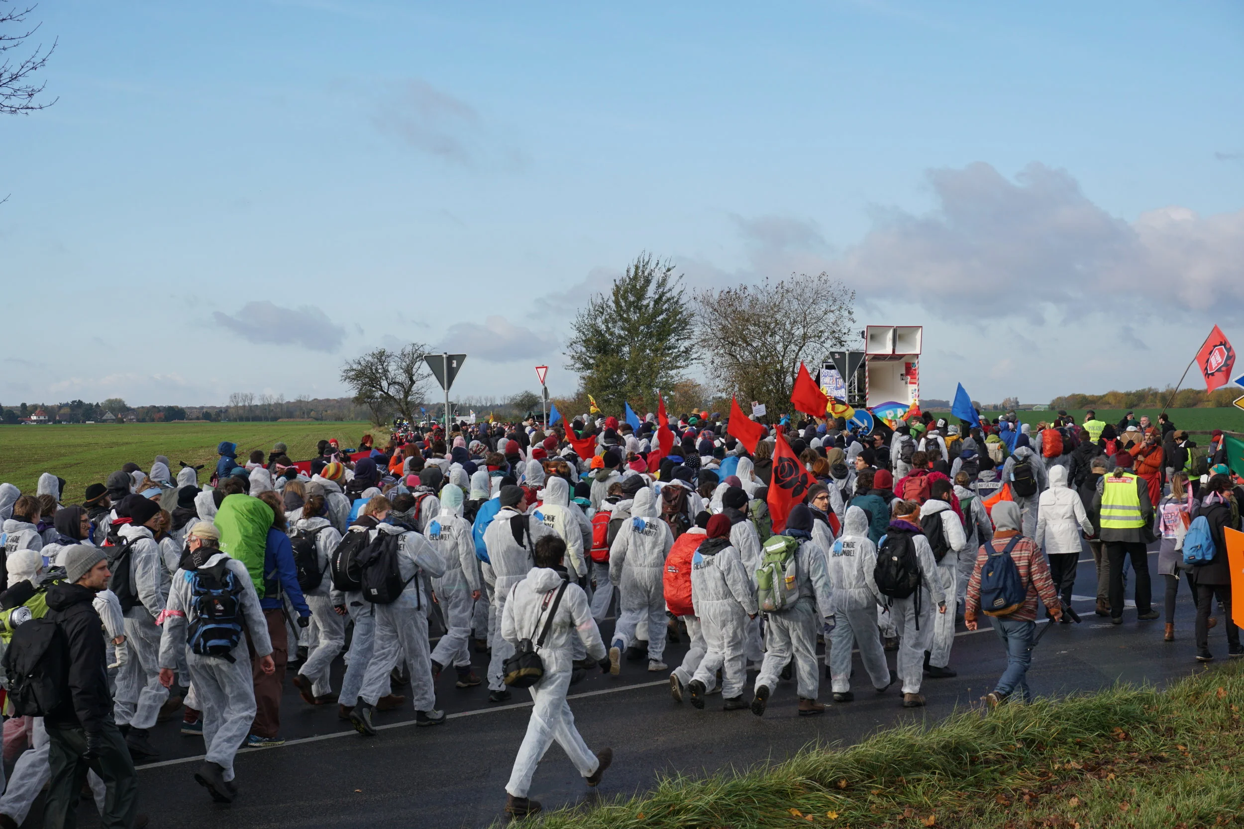 Thousands of activists march to the last coal mine in Germany before occupying it and shutting down operations for a full day.