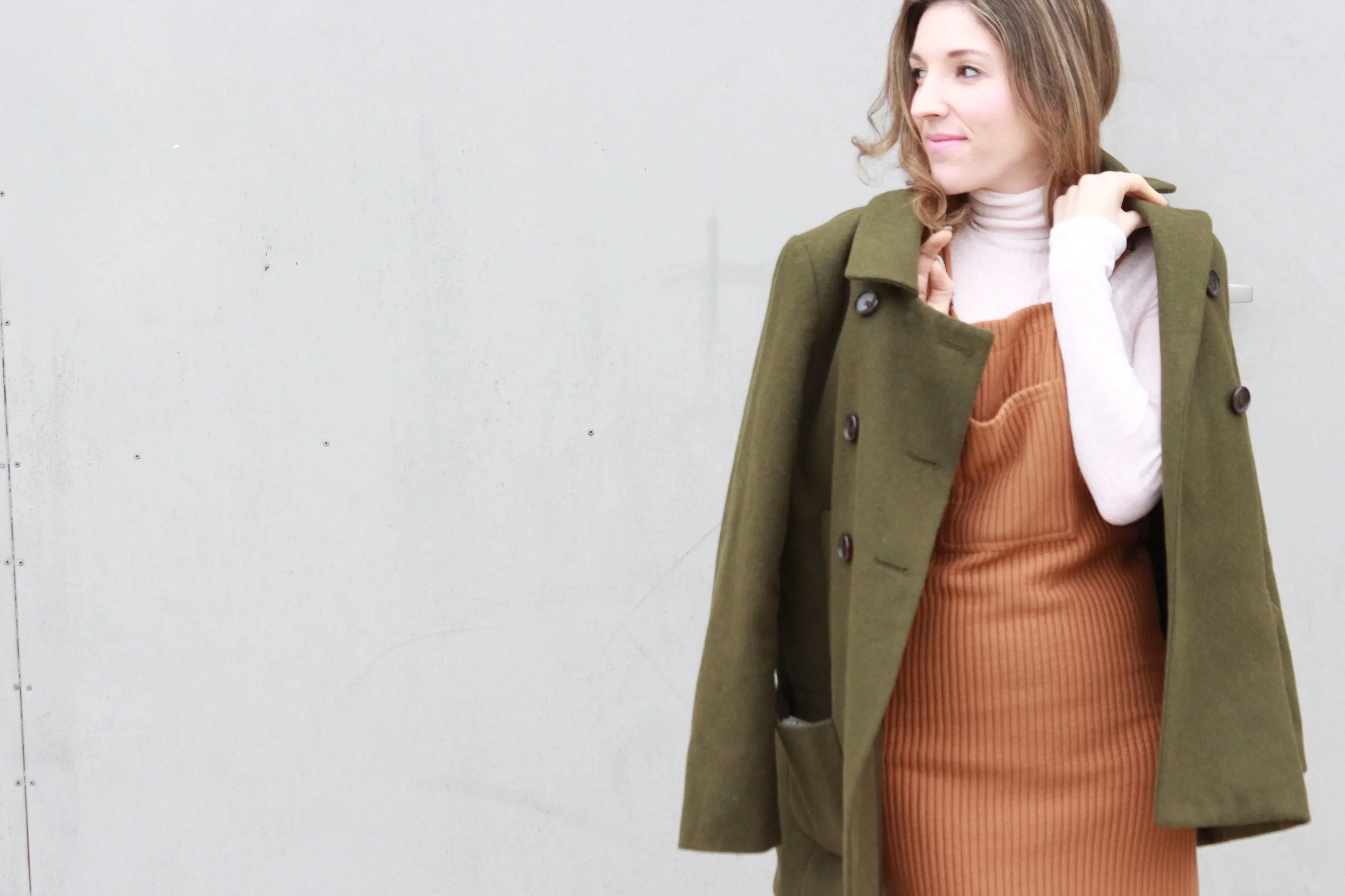 Coat : Old Navy, similar here // Turtleneck : Free People, similar here // Dress : ROMWE // Shoes : Banana Republic, similar here I am a sucker for a good deal, so any website where I can get a wardrobe staple for under $15 is a winner in my book! This knit overall ribbed dress is only $10.99 but you would never know it! It is so cute, I love the chestnut brown color and the fabric is so soft and stretches perfectly over the body. Romwe.com is a great clothing website that offers anything the heart could ever desire in fashion. It is always affordably priced but never compromises on fashion and trend. I have been crazy into overalls this past year. I have them in denim, lace, a dress, and want them in everything in between. I have linked a few other great overall dresses from Romwe's website that really caught my eye and may or may not have found their way into my shopping cart, oops! I love the easiness of an overall dress. You can practically layer anything under it and it works. It also is an on trend piece that you can throw on and walk out the door wearing and you look fashionably put together. It has been chilly lately, so I added a peacoat to my look and some cute bright silver lace up flats, but for the coming warmer months, it would be fun to pair an off the shoulder top and lace up espadrilles with this dress. Something I may be showcasing in the coming warmer months! Make sure you check out Romwe because every time I do, I can't leave the website without putting a handful of items in my cart and because it is so affordable I usually buy everything! High and low pieces are what make up my wardrobe so I love being able to find great pieces at even better prices that I can fill my closet with. Although I may not wear them forever, they are economically priced to suit the ever changing world of fashion! Visit Romwe.com and your wardrobe and closet will thank you! 1. Overall Dress 2. Overall Dress 3. Overall Dress Thank you to Romwe for sponsoring this post