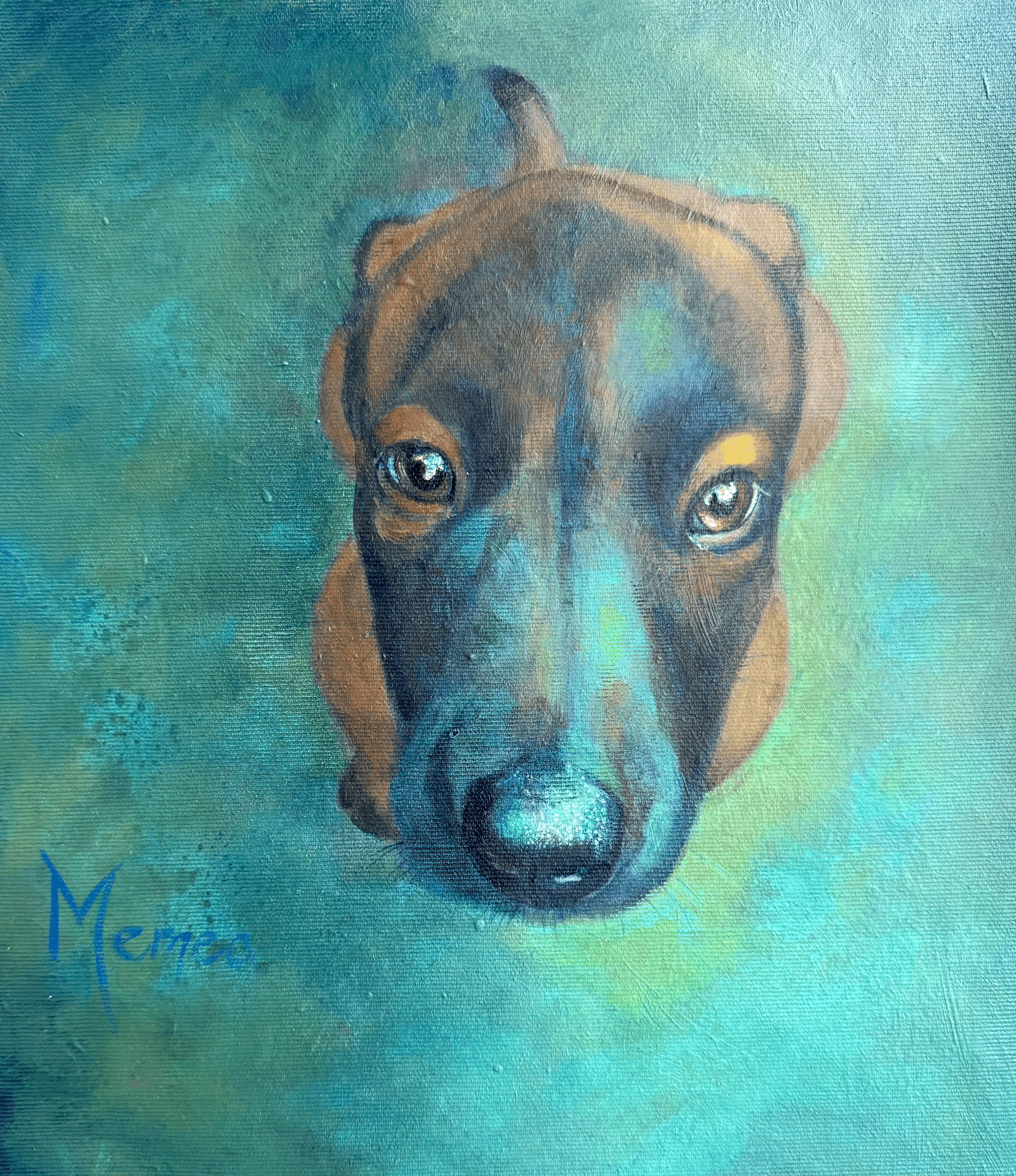 Grimner Feijen, Comission 30X40 cm, sold