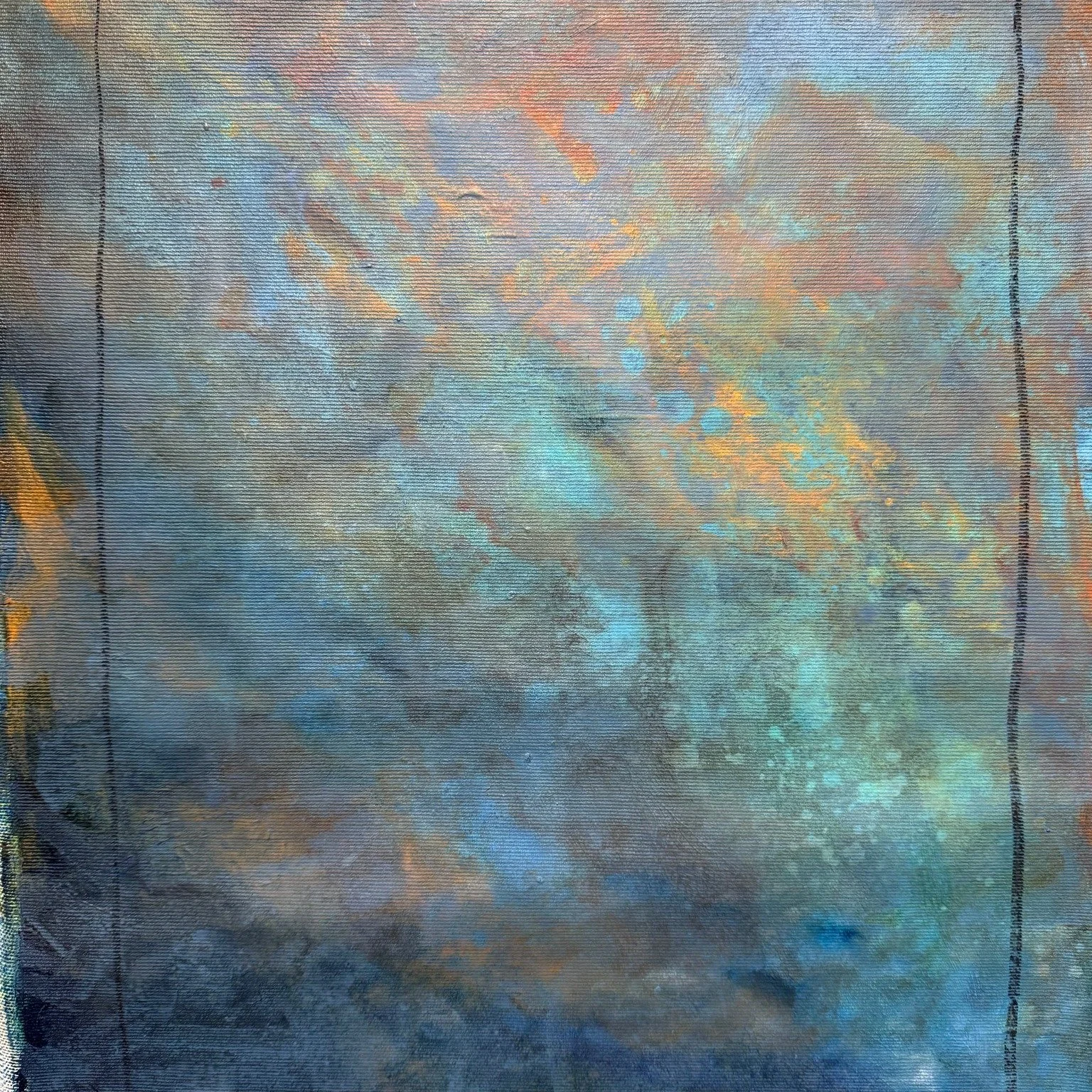 Inte alltid motivet som styr
Det b&ouml;rjade med att jag hade gjort en bakgrund som jag gillade men inte riktigt visste vad jag skulle g&ouml;ra med. Sen fick jag en best&auml;llning p&aring; en t&auml;mligen f&auml;rgl&ouml;s (fotot allts&aring;) m