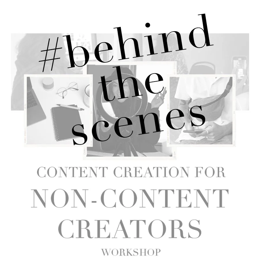 Workshop Content for Non-content Creators and Highlights...