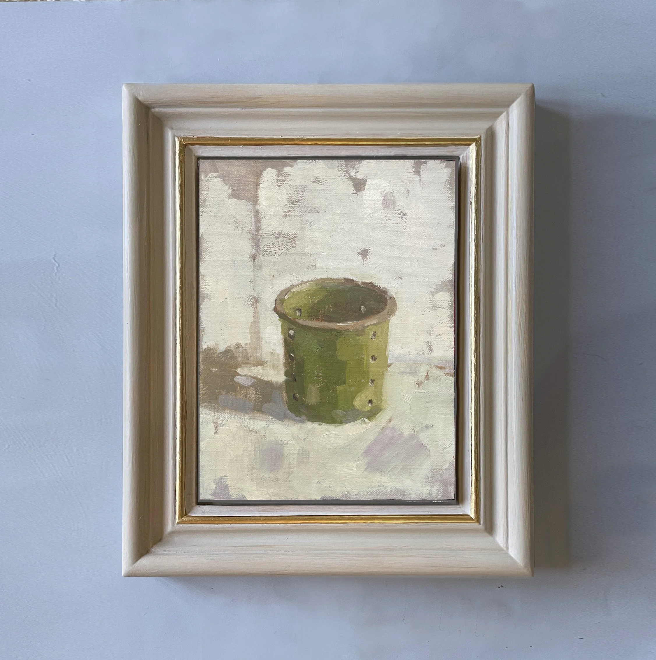 Study of a Green Cheese Strainer Gilded.jpg