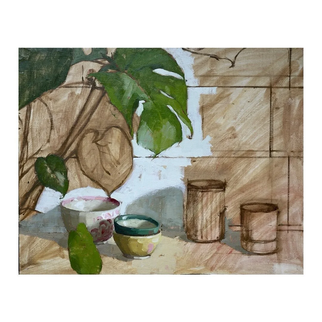 Day 26 #stradaeasel 

I&rsquo;ve been carrying on with my still life set up today which I&rsquo;ve enjoyed. It&rsquo;s starting to come together and it&rsquo;s nice to see the colours working side by side. I may re-do the bowl but I&rsquo;ll have a l