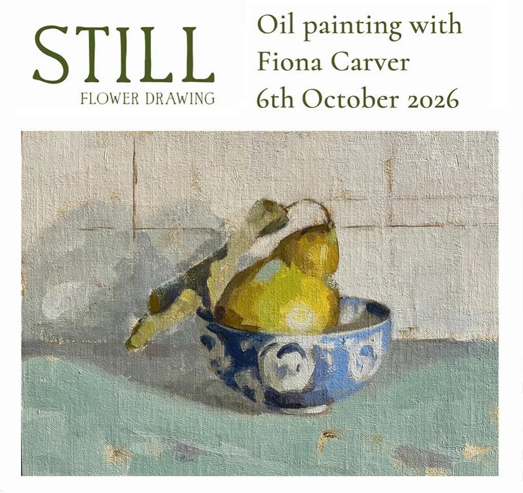 I am really excited to be teaching a live online oil painting workshop with @stillflowerdrawing in October. 

I will guide you through my process of painting in oils to help you create a simple still life with an atmosphere of quiet calm. Follow alon