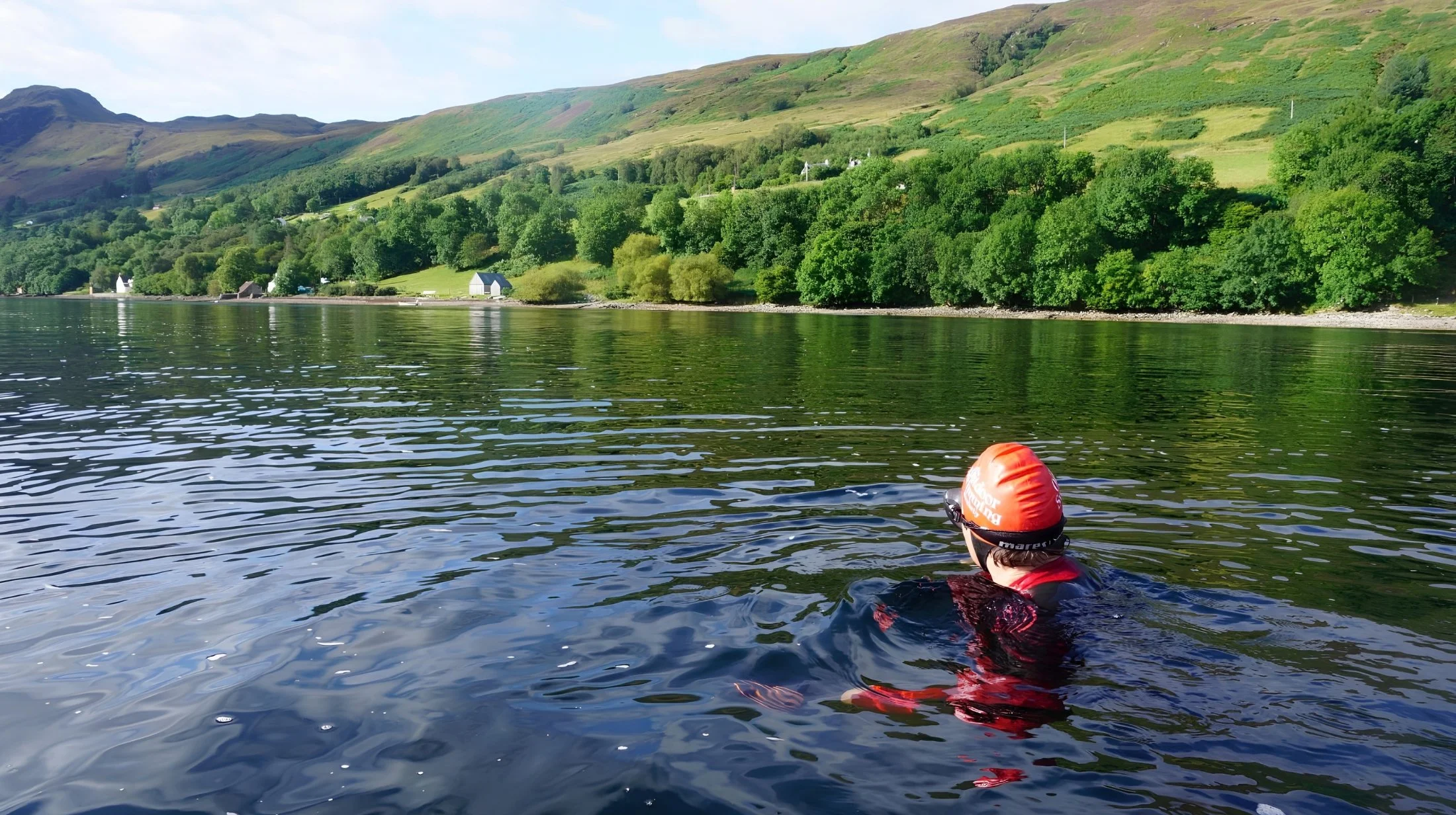 The ‘Wild Lady’ Loch Broom swim 2017