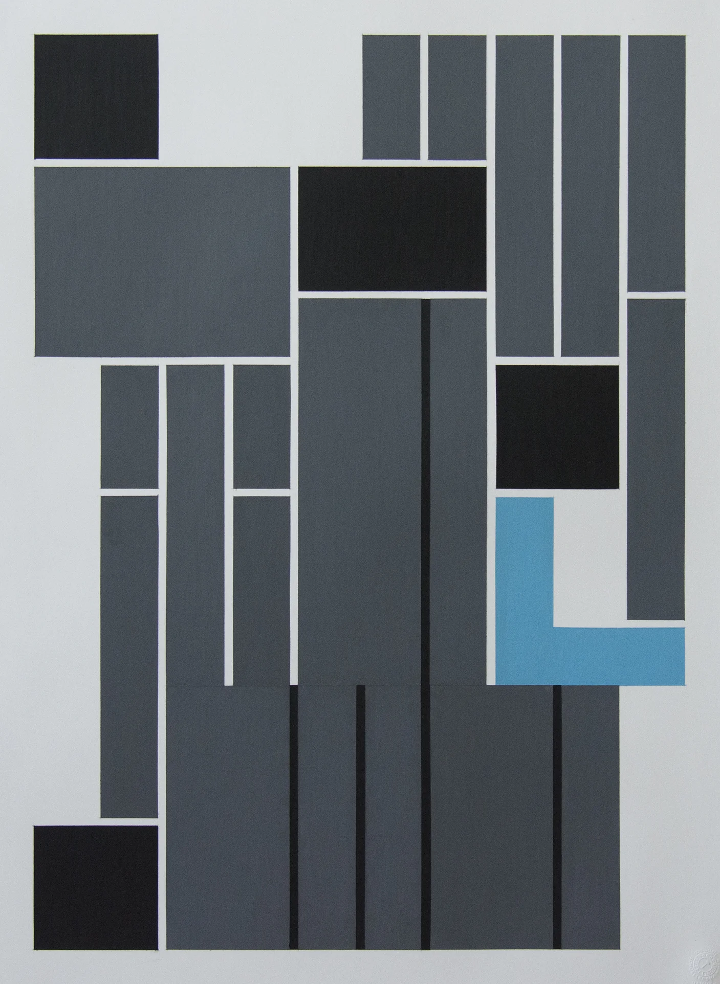 62x46 cm Blyant og oljepastell på papir 2018