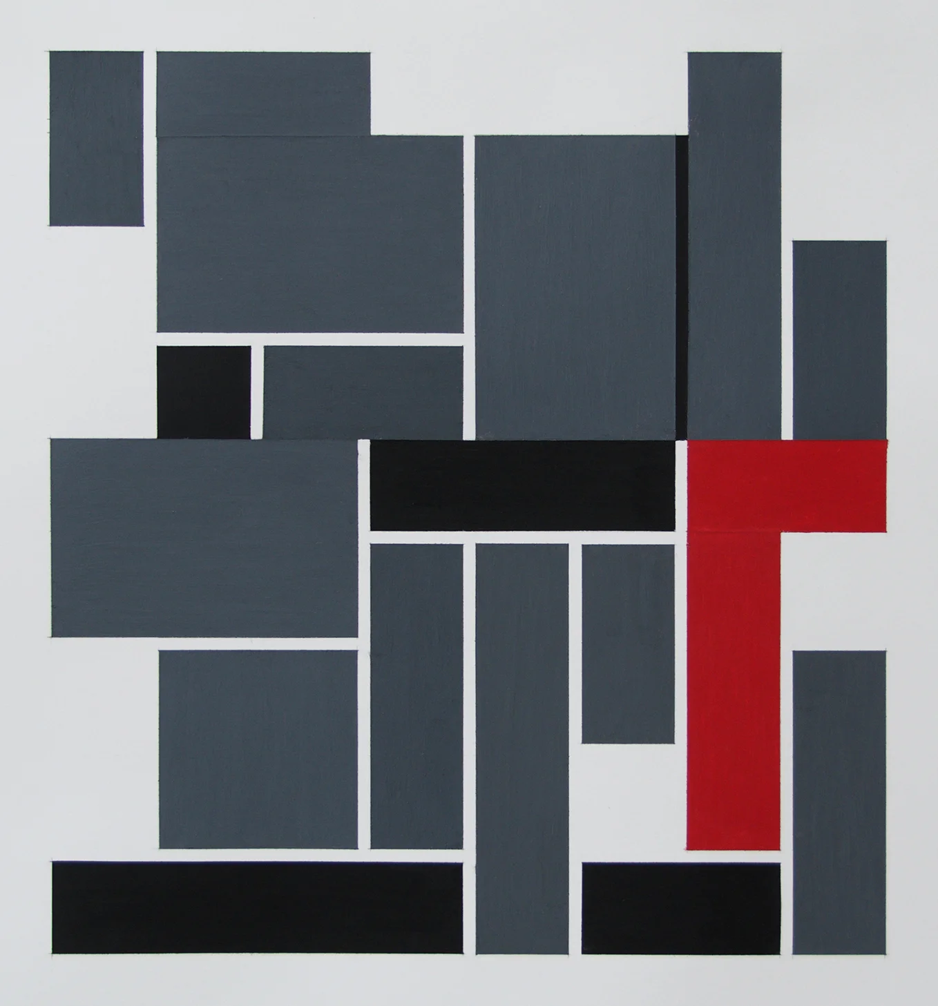 54x51,5 cm Blyant og oljepastell på papir 2018