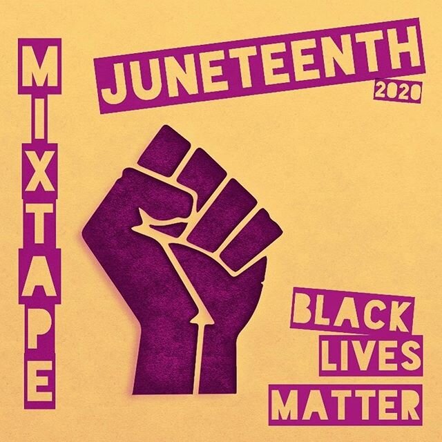 #Repost @blak.emoji ✊🏽
・・・
In celebration of Juneteenth @kaosblac and I present JUNETEENTH: MIXTAPE 2020! This compilation drops SATURDAY June 20 on @bandcamp with all proceeds going to @blklivesmatter &amp; @sistersong_woc. 20 independent black art