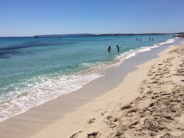 Formentera's crystal clear waters