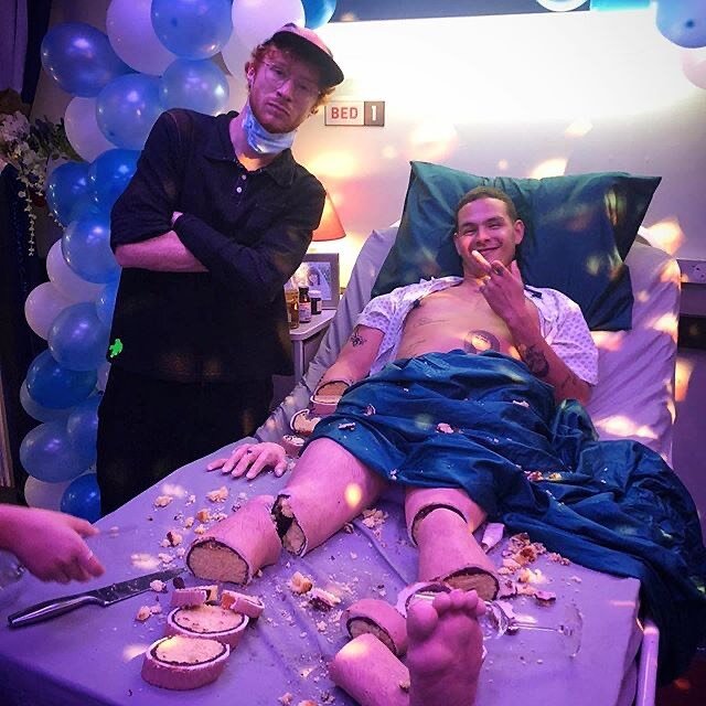 When you remember your were involved in an awesome music video and you forgot to post at the time. 
Let them eat cake? 
@slowthai Feel Away Ft. @jamesblake @mountkimbie 
DIRECTOR  @o_hud 
DOP @rwdfilm 
PD @lukemoranmorris 
PROD @callumharrison__ 
 
C