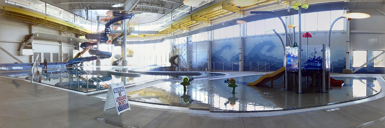 The Recreation Center aquatics area.
