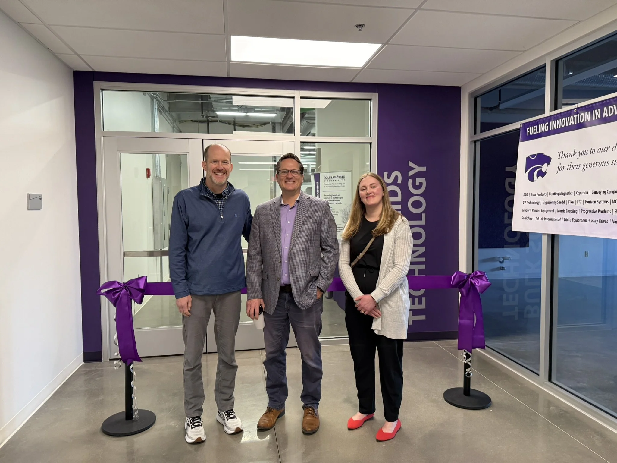 K-State Olathe Bulk Solids Innovation Center Celebrates Ribbon Cutting