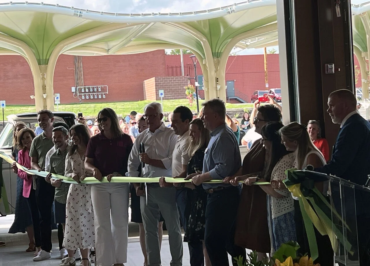Overland Park Clock Tower Landing Celebrates Ribbon Cutting