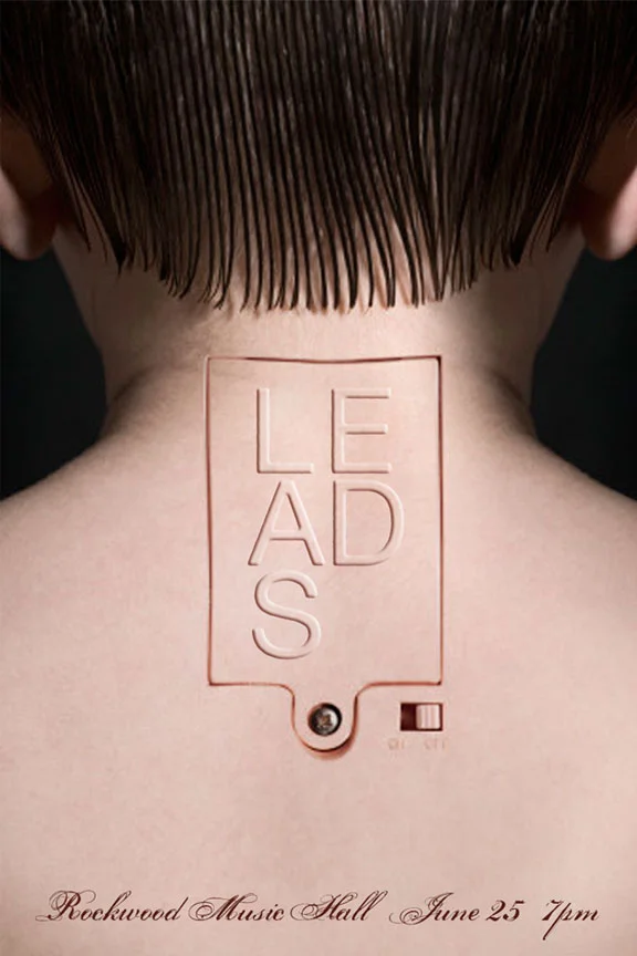 Poster  |  The Leads, band