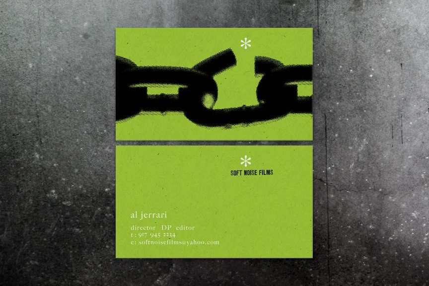 Logo/Business Card  |  Al Jerrari, Executive Producer, Soft Noise Films