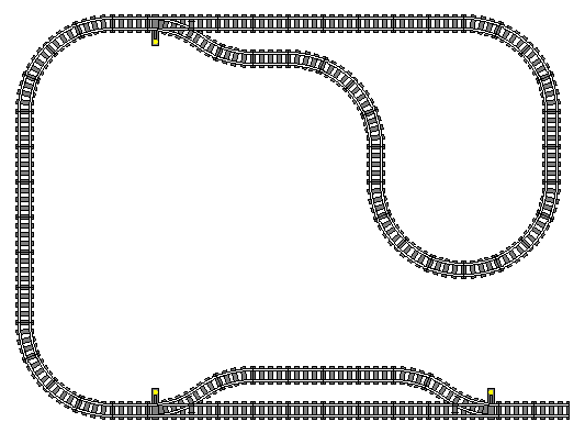 lego train layout designer