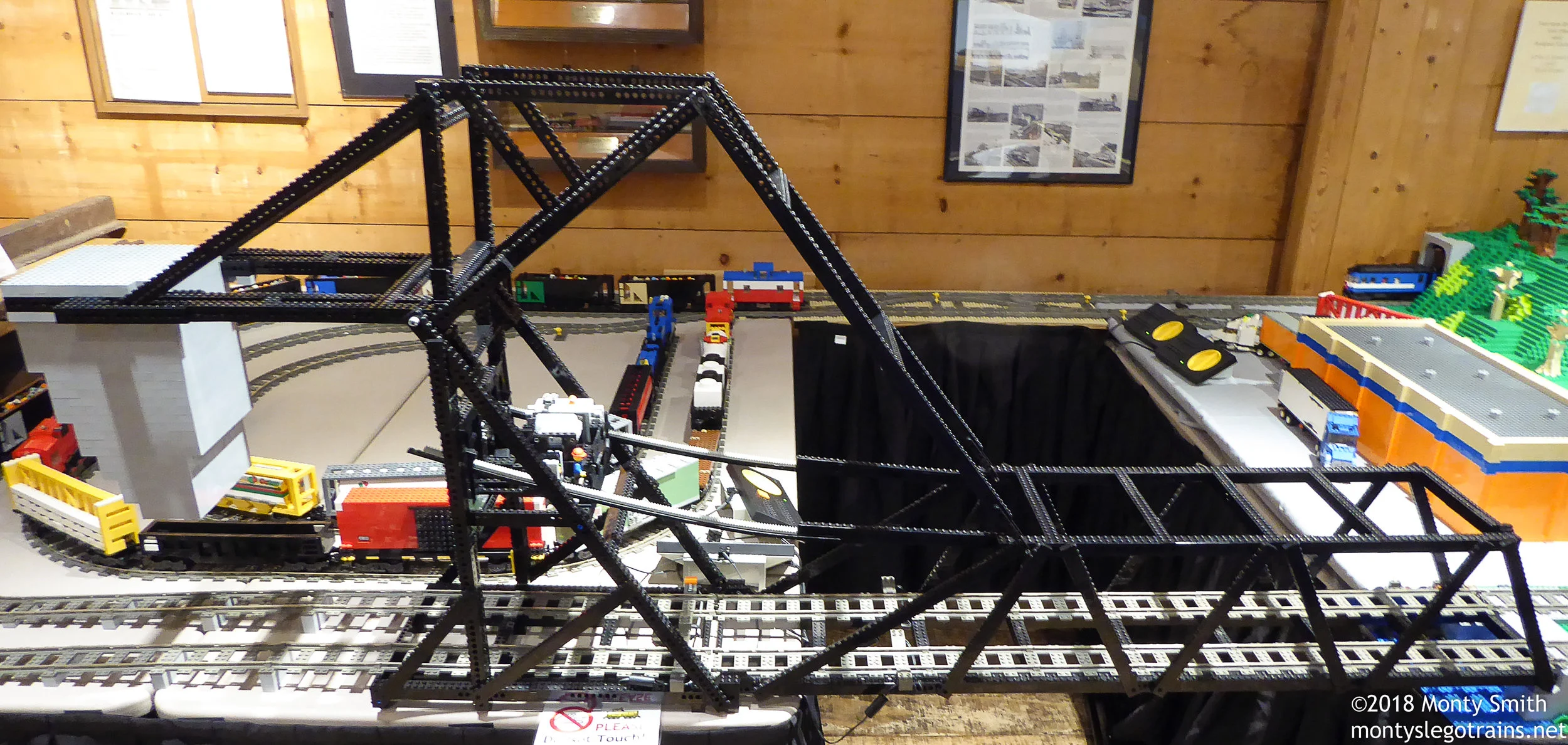 My working model of a Bascule Bridge making its 1st public appearance at this show.