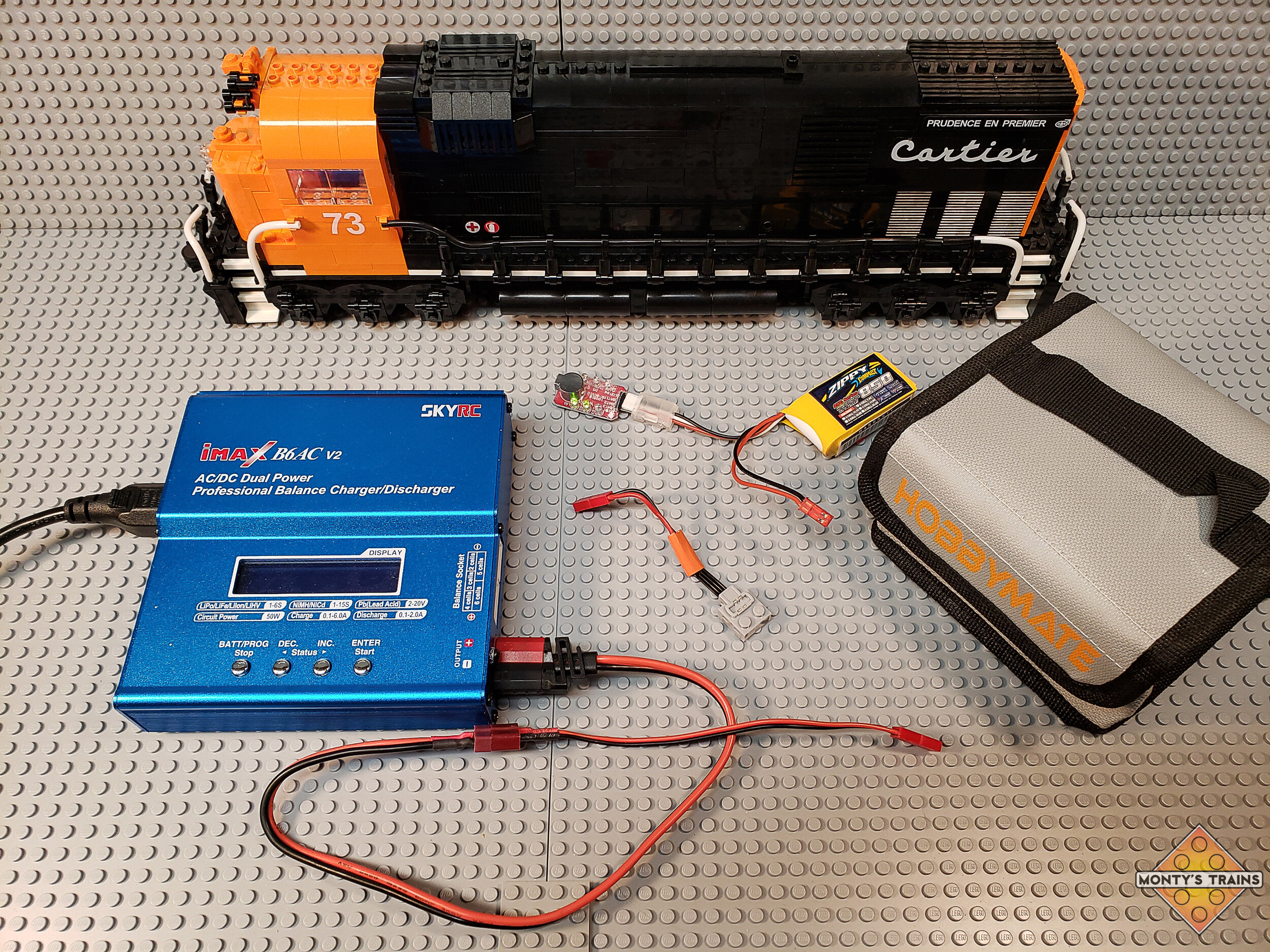 Using LiPo Batteries with LEGO® Trains — Monty's Trains