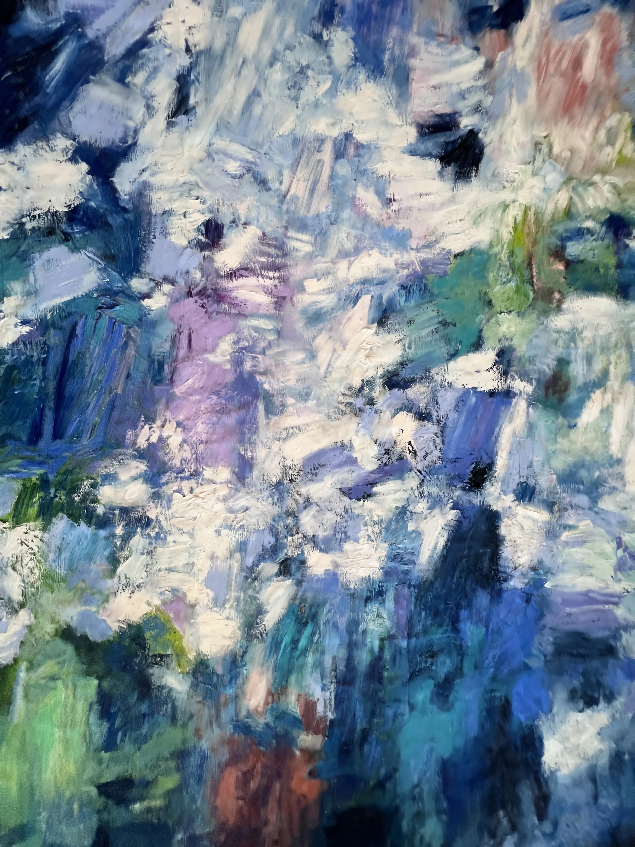 Large format fine art oil painting by Hudson Valley New York emerging artist Monica Shulman