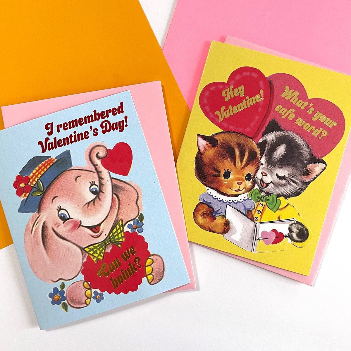 Don&rsquo;t forget, Valentine&rsquo;s Day is 3 days away 😉 open 12-5 today 💖💖💖 #cardoftheday #valentinesday #valentinesdaycards #funnyvalentine