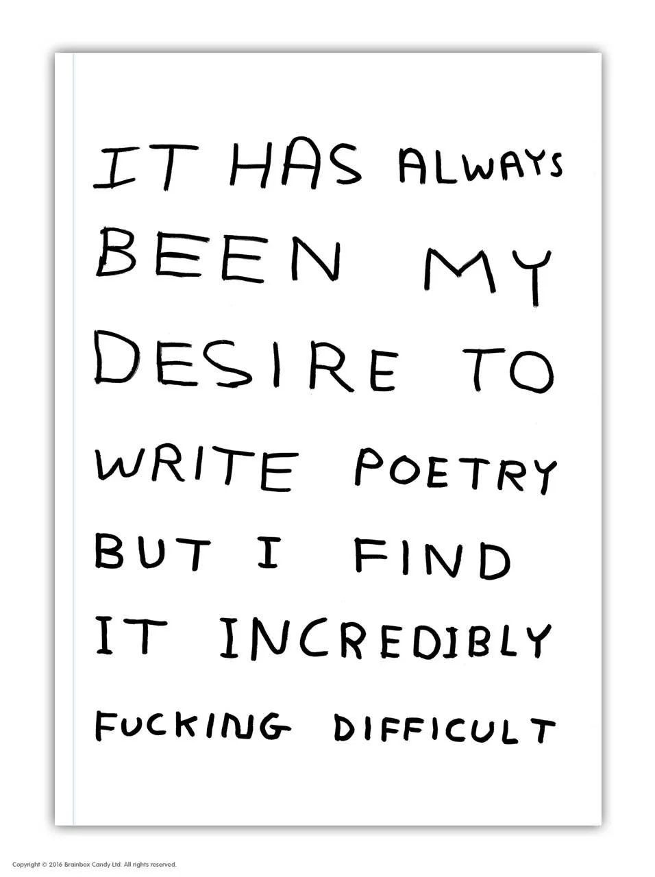 David Shrigley A6 Notebook Write Poetry.jpg