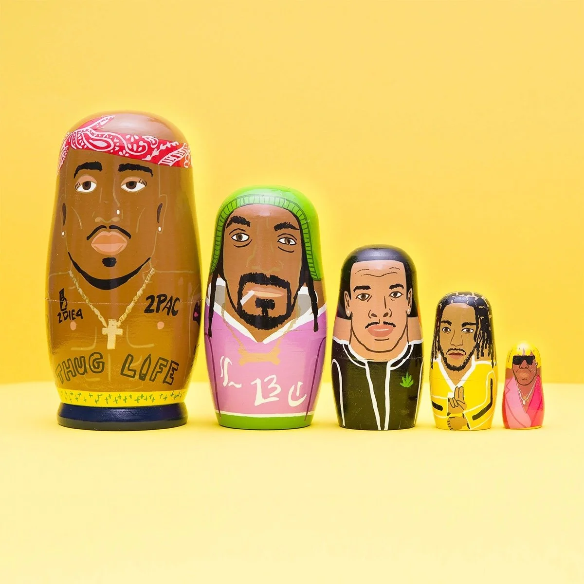 West Coast Rappers Wooden Nesting Doll Sets 2.jpeg