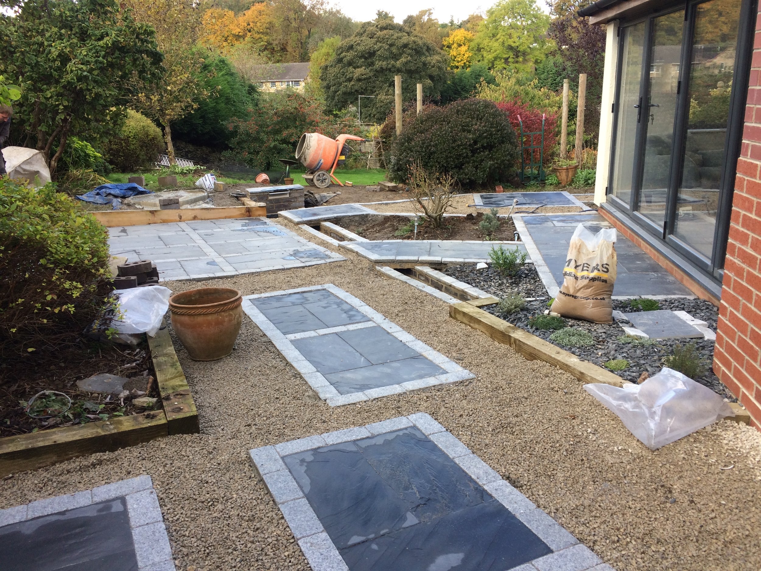 Black Slate & Granite Setts