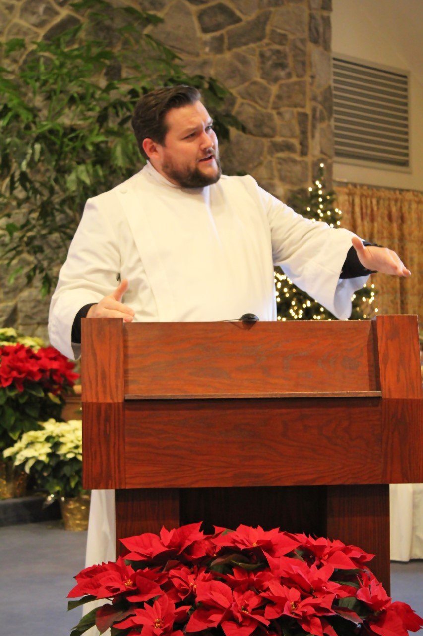 Seminarian Jonathan Dick, OSFS,  preaches at St. Thomas the Apostle Appeal Weekend 