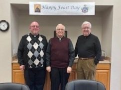 Feast Day celebration staff luncheon at Our Lady Star of the Sea 