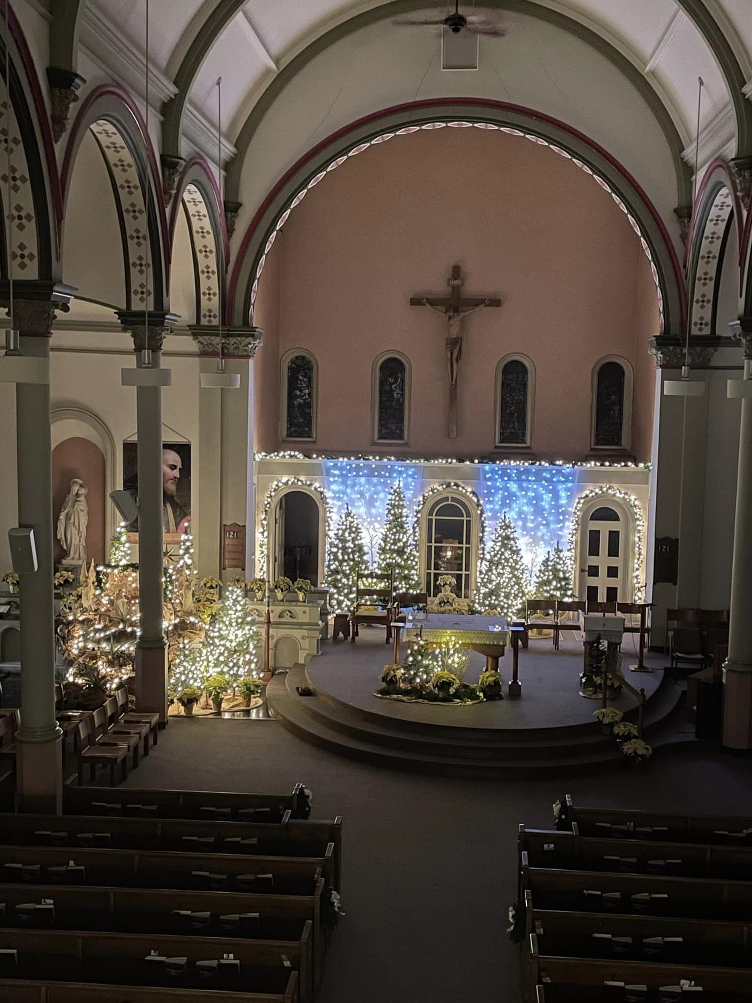  Holy Family Parish, Adrian, MI Christmas display  