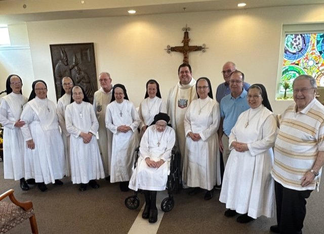 Oblates Sisters after Mass at Annecy Hall (Childs, MD) 