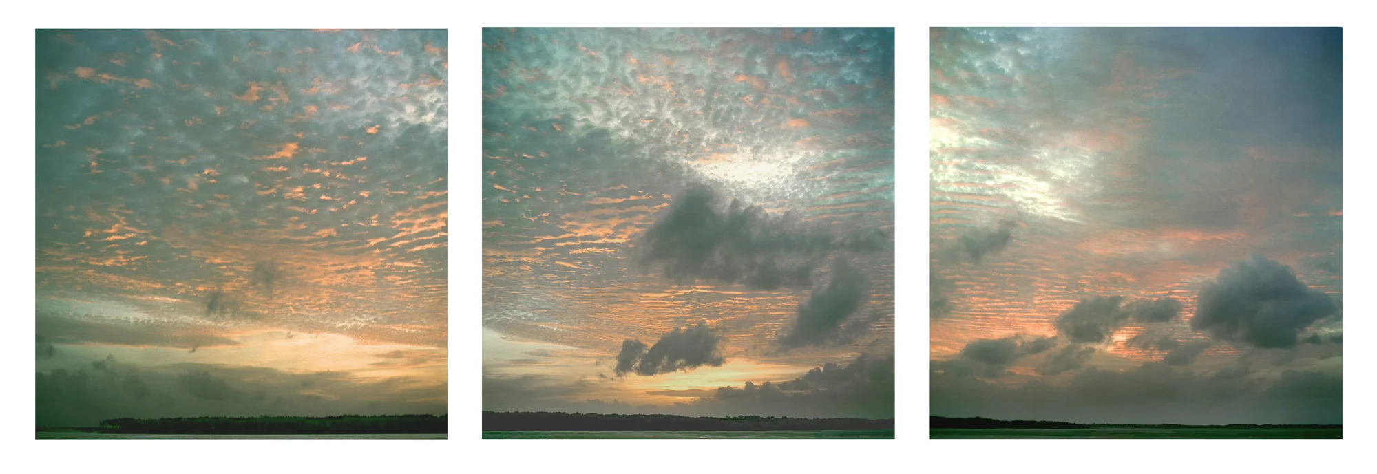 Altins Sunrise , Brazil 3 images, 30" x 30", 2007